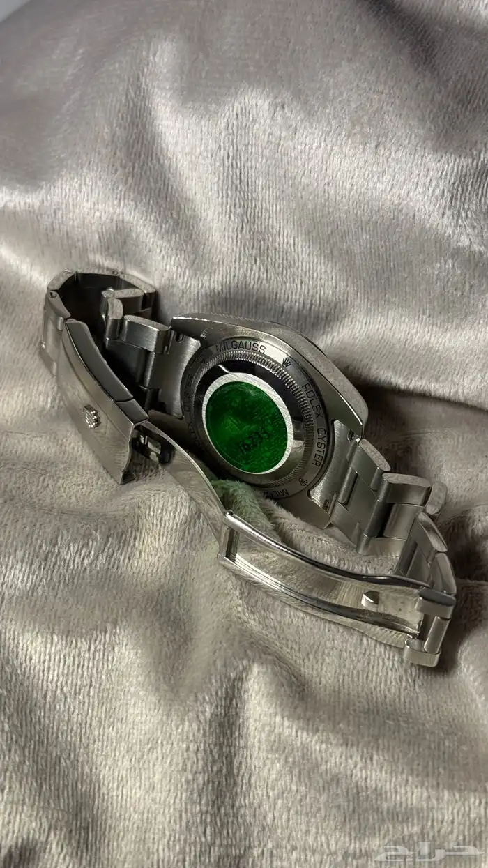 ساعه رولكس اصليه (Rolex milgauss) شبه جديده ماشاءالله 2