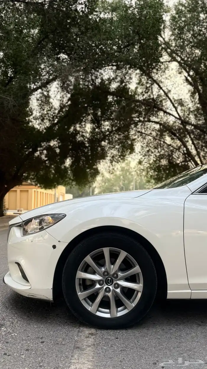 مازدا 6 -2017-ممشى قليل-(( مخزنة ))عداد 21 ألف- شبه وكالة 23