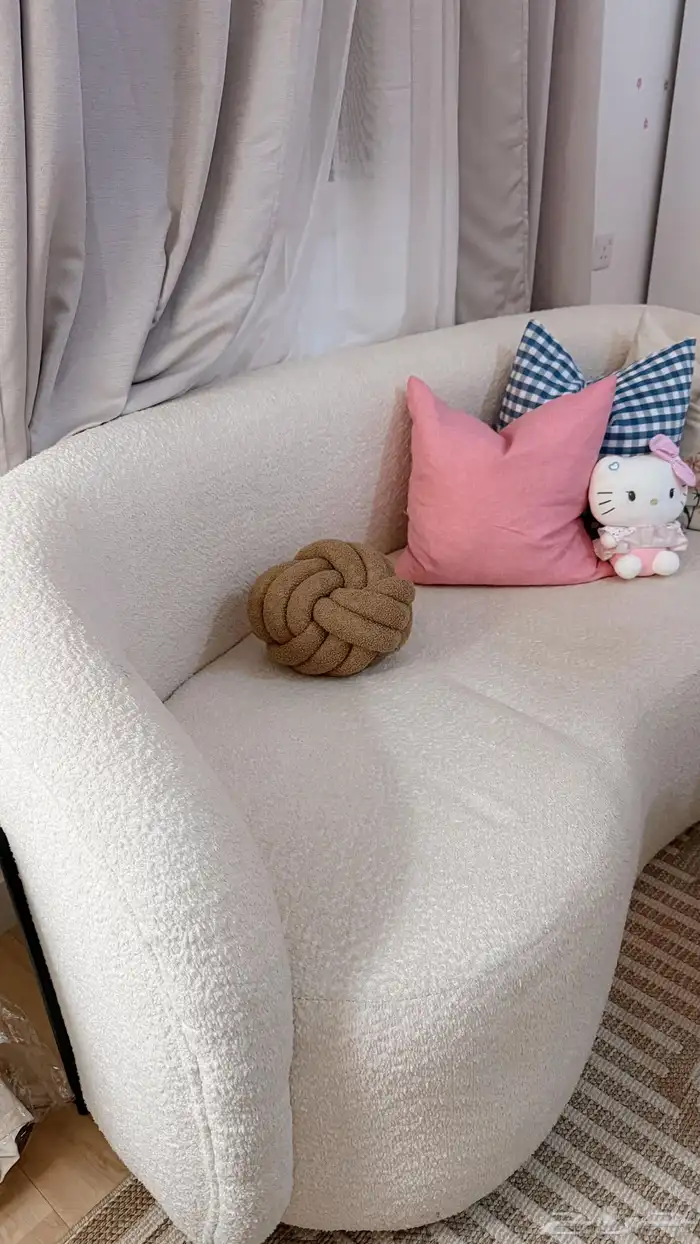 كنب بوكليه مستعمل نظيف 1