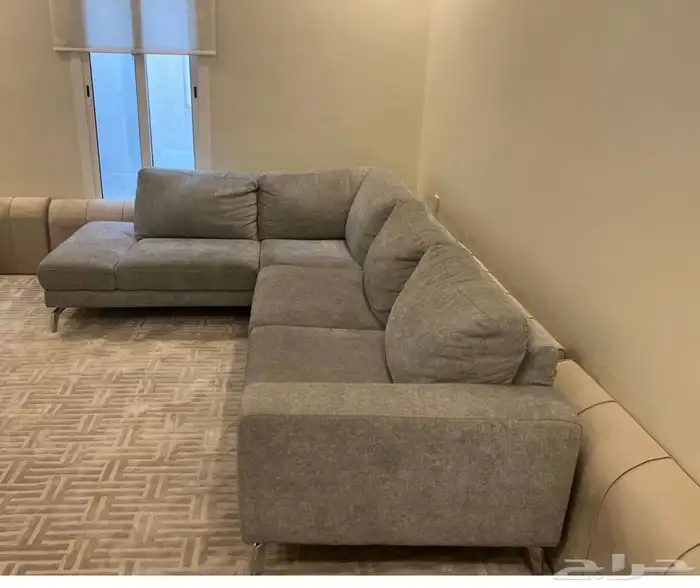 كنب L رمادي 2