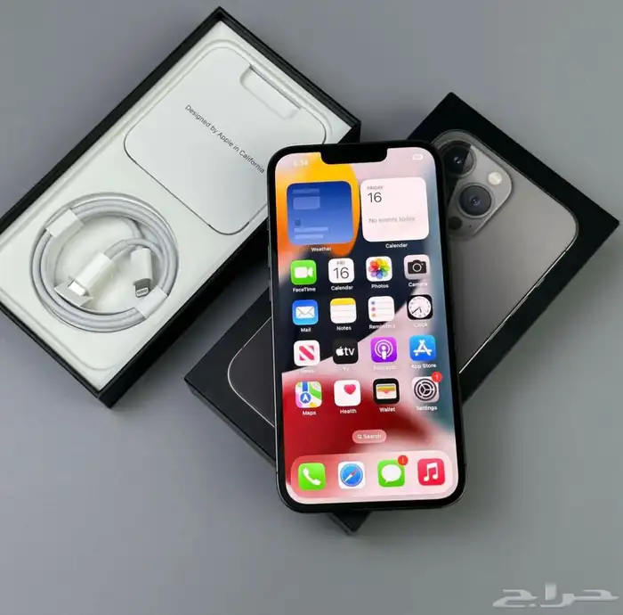 ايفون 13 برو ماكس 512 قليل الاستعمال 93.. 0