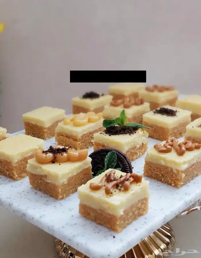 حلا مكعبات السميد 0