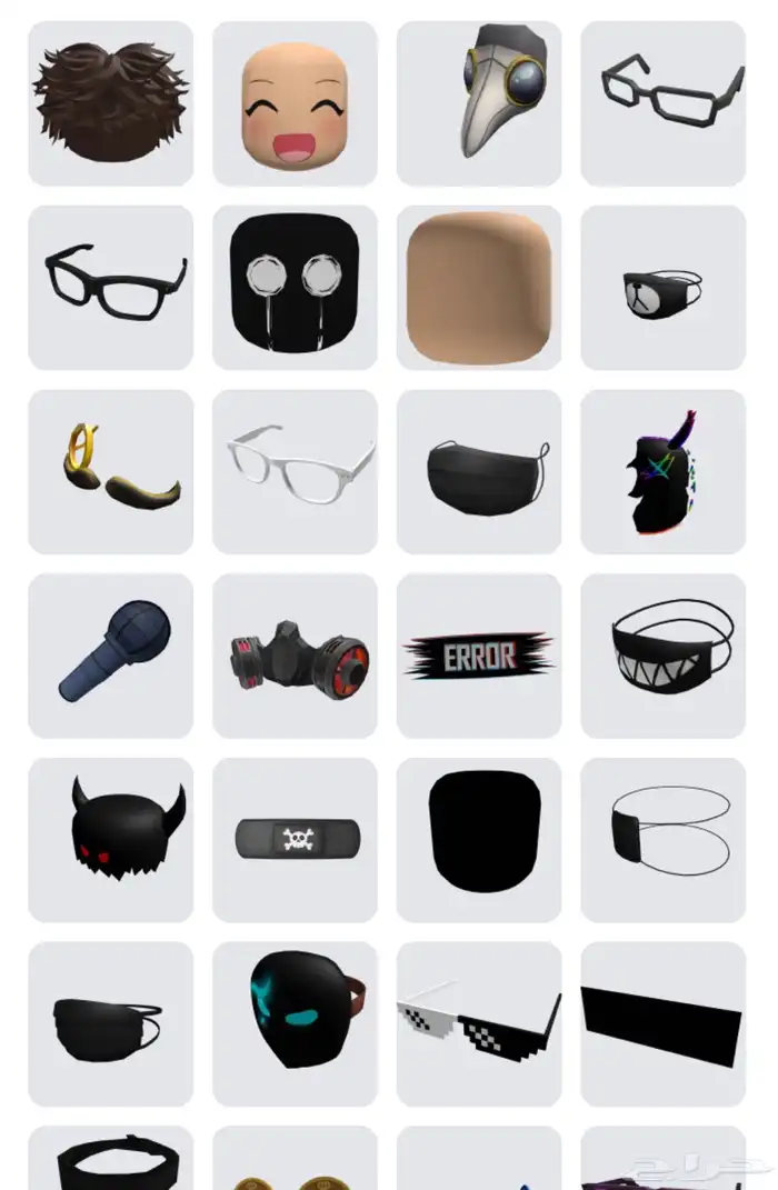 حساب روبلوكس فيه أغراض كثيرة 9