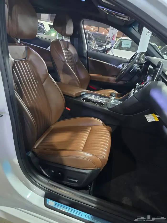 هيونداي جنسيس G70 ابيض 2021 بنزين بطاقة جمركية وارد كوريا 9