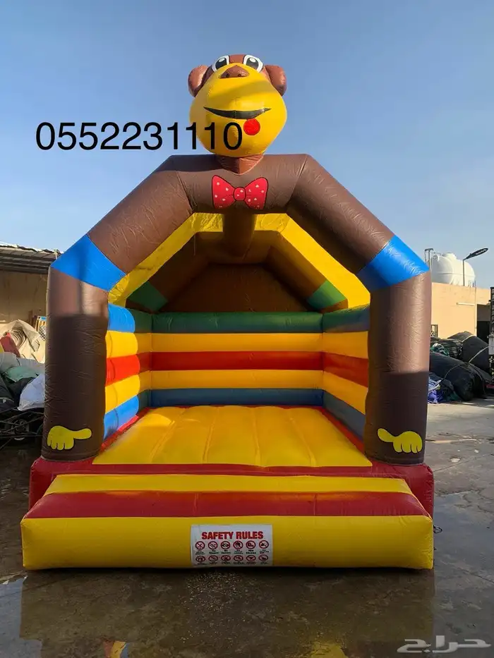 نطيطة - العاب هوائية - زحاليق للايجار في الرياض 5