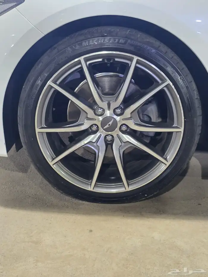 هيونداي جنسيس G70 ابيض 2021 بنزين بطاقة جمركية وارد كوريا 7