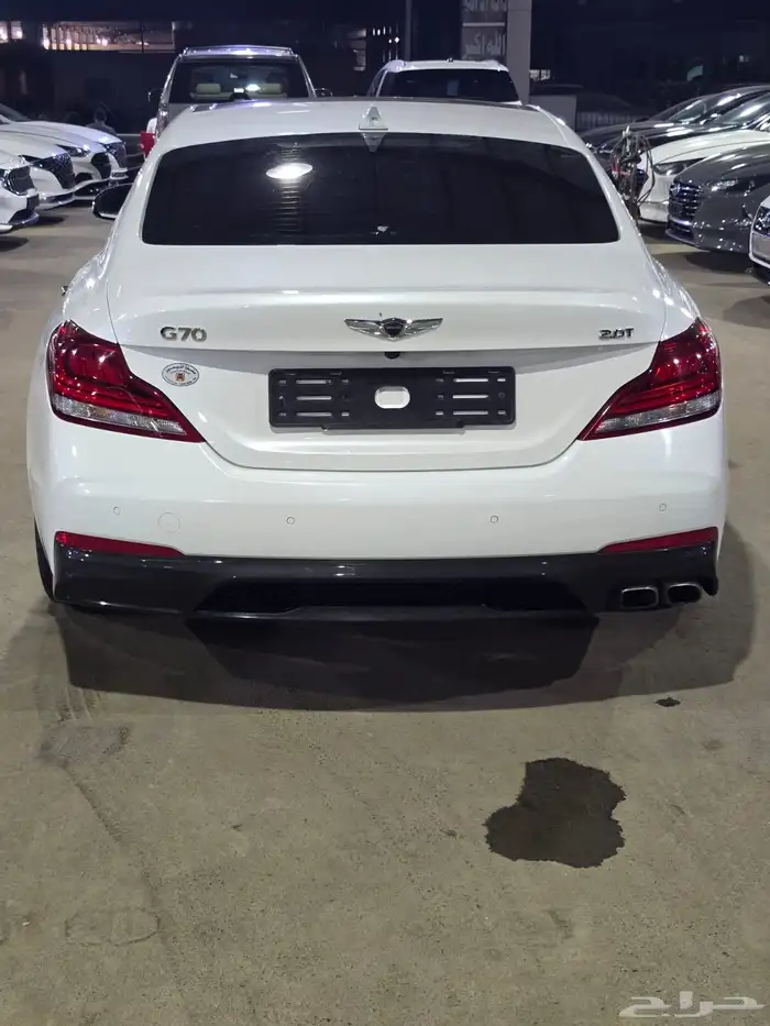 هيونداي جنسيس G70 ابيض 2021 بنزين بطاقة جمركية وارد كوريا 6
