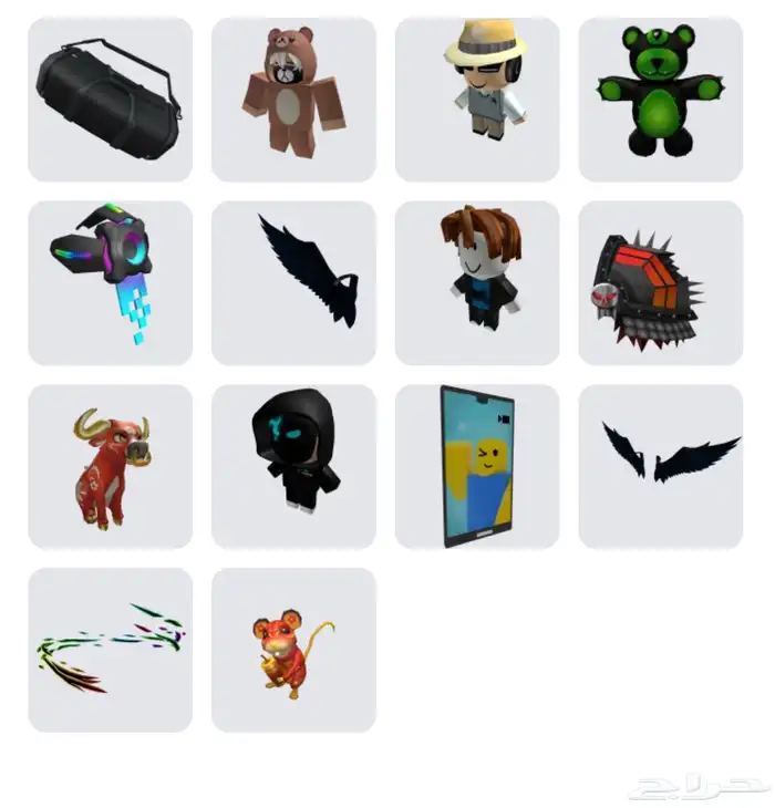 حساب روبلوكس فيه أغراض كثيرة 11