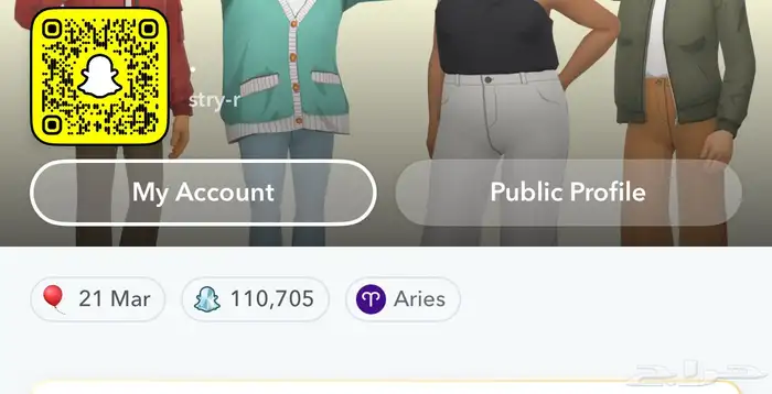 حساب سناب شات 110K 0