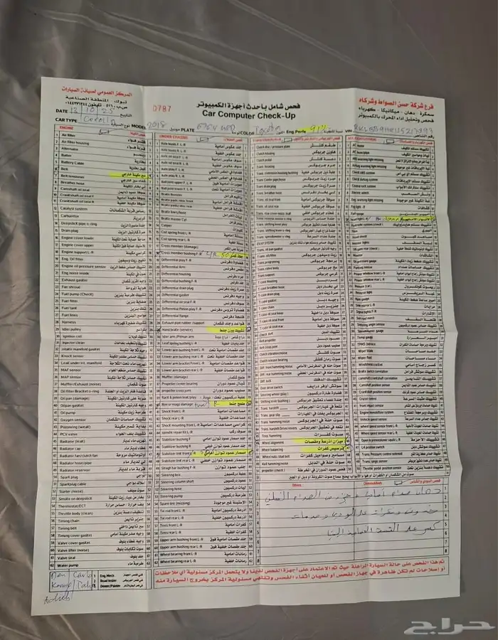 كورولا 2018 xli مطور بحالةالوكالة شرط مرفق تقرير فحص السواط 5