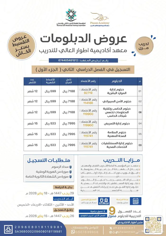 دورات تدريبية و دبلومات 0