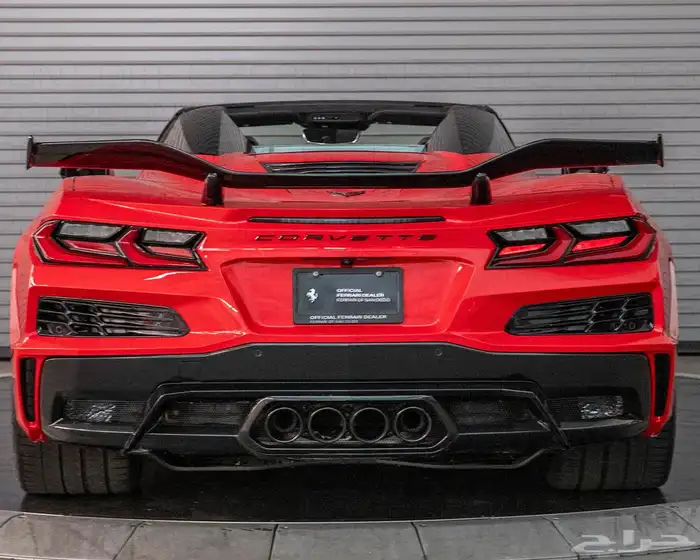 جناح كورفت C8 ZO6 2020-2025 اسود لامع مع جميع ملحقاته 2