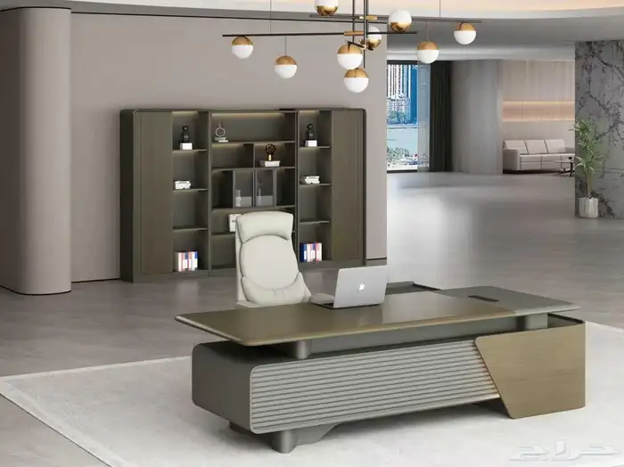 طاولات مكتبية فاخرة جديدة تمام ا للرئيس موجود 16