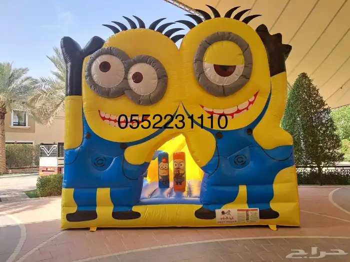 نطيطة - العاب هوائية - زحاليق للايجار في الرياض 8