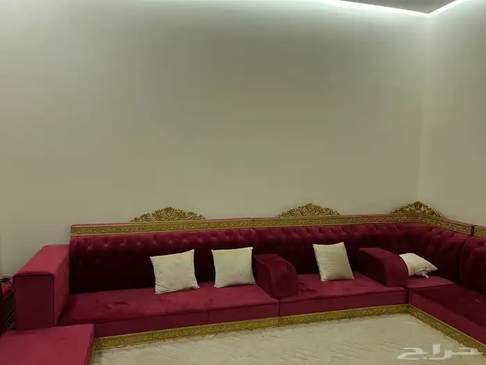 كنب طقم كامل مع فراشه 2