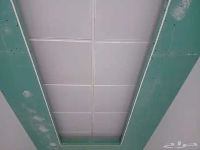 Suspended ceiling squares measuring sixty by sixty 13