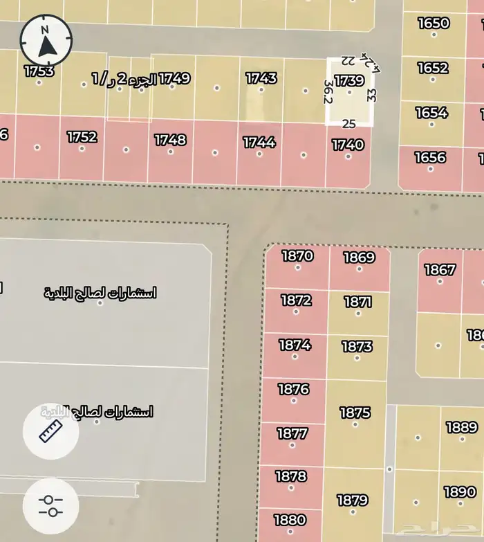 ثلث أرض للبيع بجوهرة العروس حي الفرقان شمال جدة 2