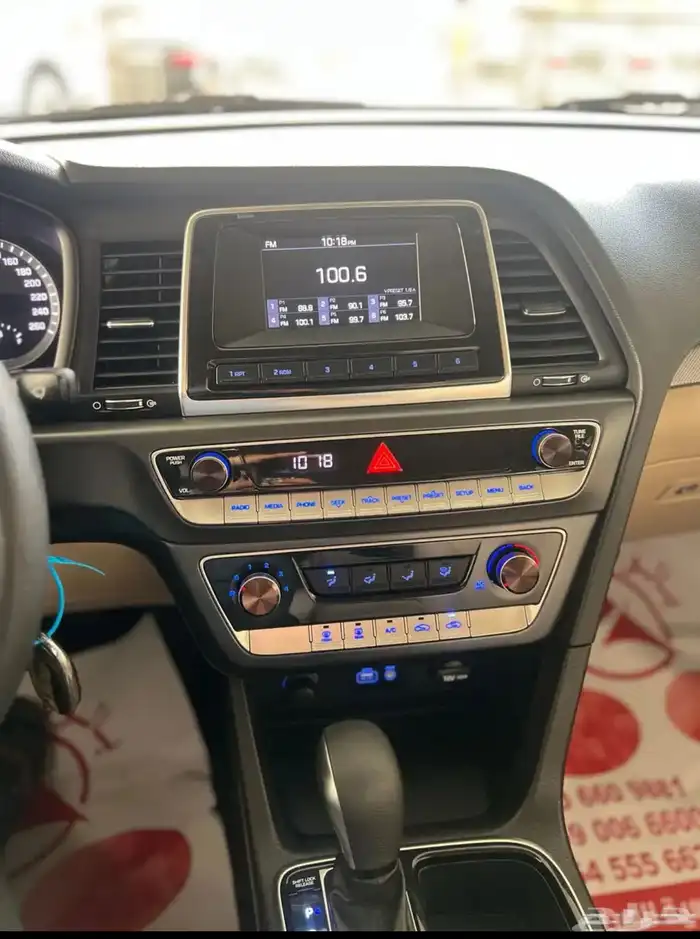 هيونداي سوناتا 2018 خليجي ماشي 99 الف 10