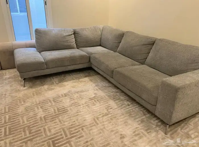 كنب L رمادي 1