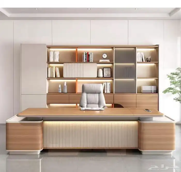 طاولات مكتبية فاخرة جديدة تمام ا للرئيس موجود 18