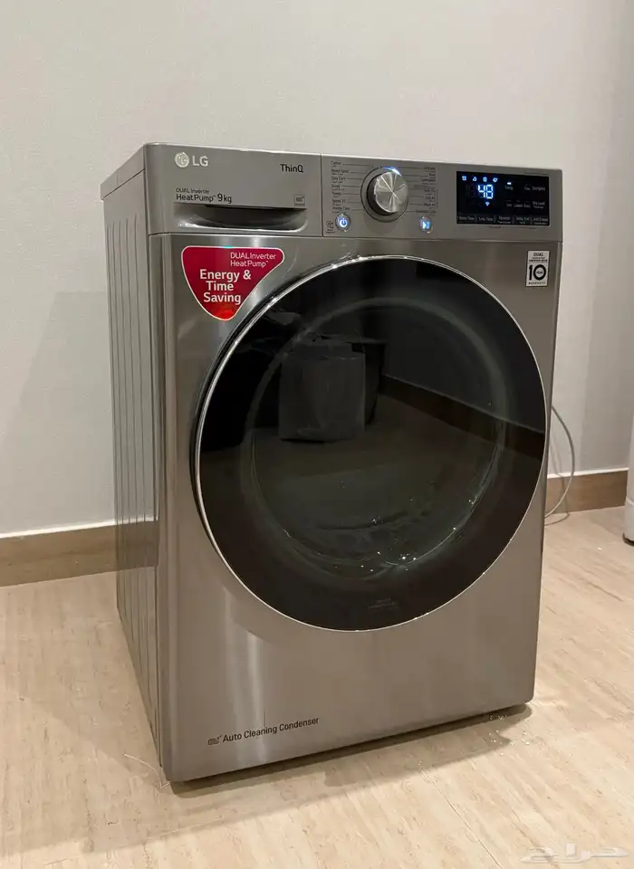 نشاف مجفف ملابس ال جي 9 كيلو نظيفة جدا LG 9kg Dryer 1