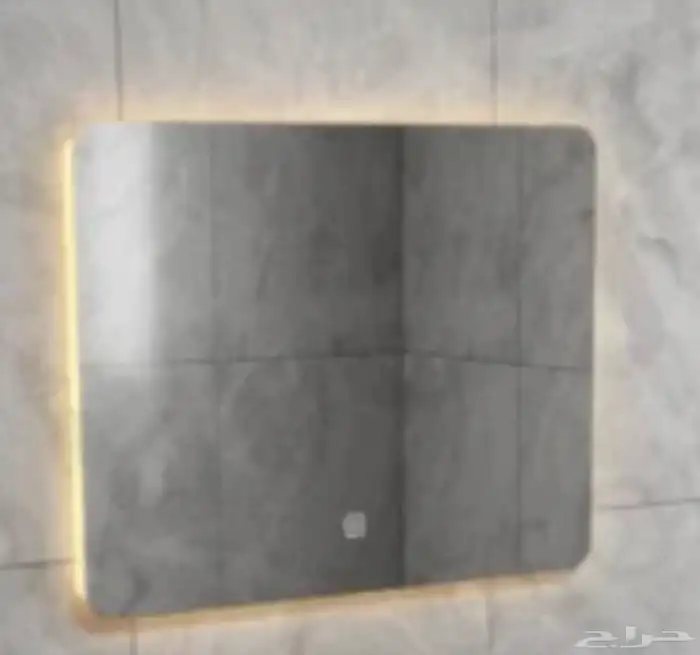 مغسلة بورسلان لون رصاصي مقاس متر مع مرايه 2