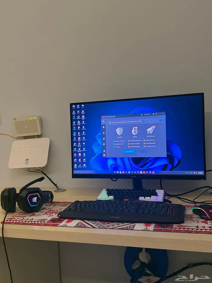 بي سي قيمنق سيت أب كامل للبيع PC gaming جهاز كمبيوتر ألعاب 12