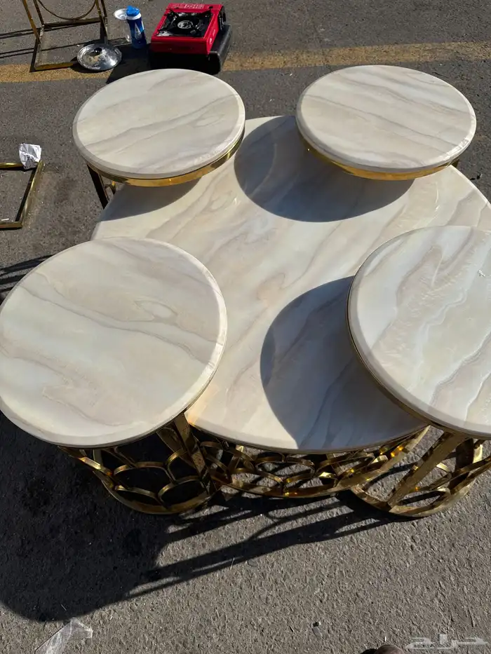 طاولات طقم خمس حبات للبيع لاعلى سوم 1