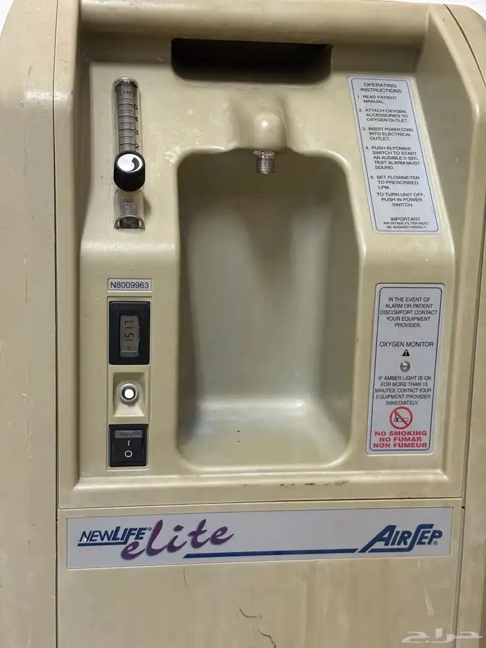 جهاز تركيز أكسجين AirSep NewLife Elite مستعمل للبيع 0