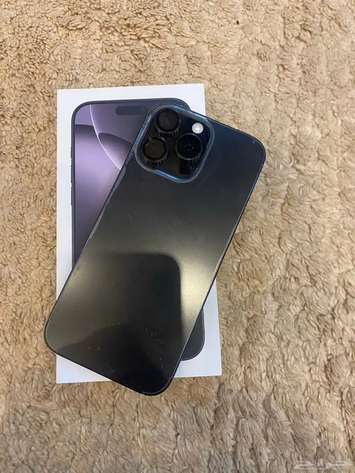 للبيع ايفون بروماكس أسود 256 قيقا 0