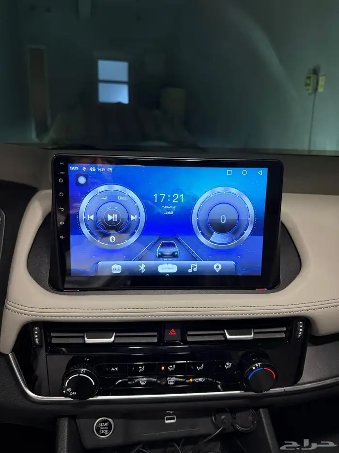 شاشة نيسان اكس تريل 2023 الي 2025 0