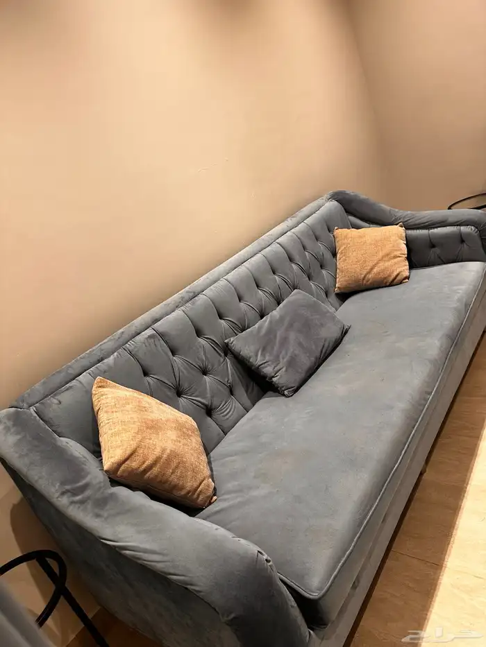 كنب قطعتين 5 اشخاص للبيع 1