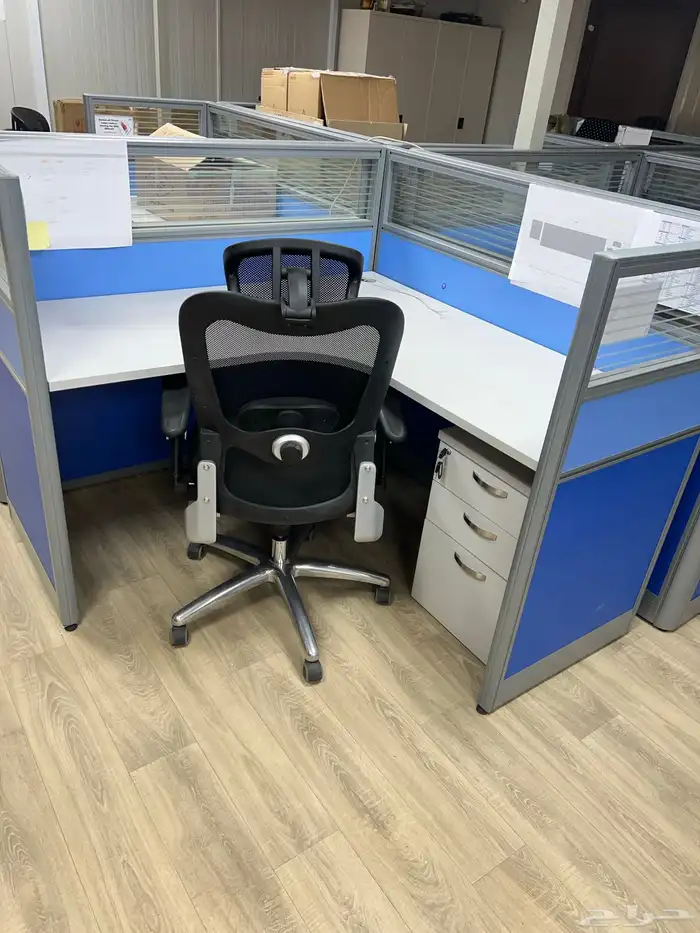 Work Station L-Shape 150 x 150 cm مكتب حرف L 0