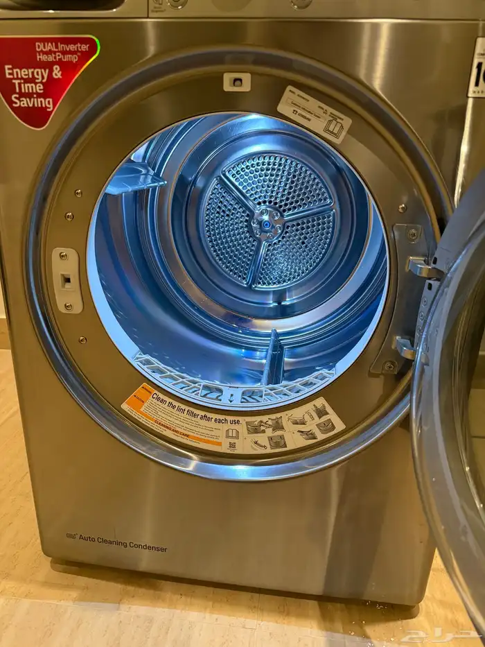 نشاف مجفف ملابس ال جي 9 كيلو نظيفة جدا LG 9kg Dryer 5