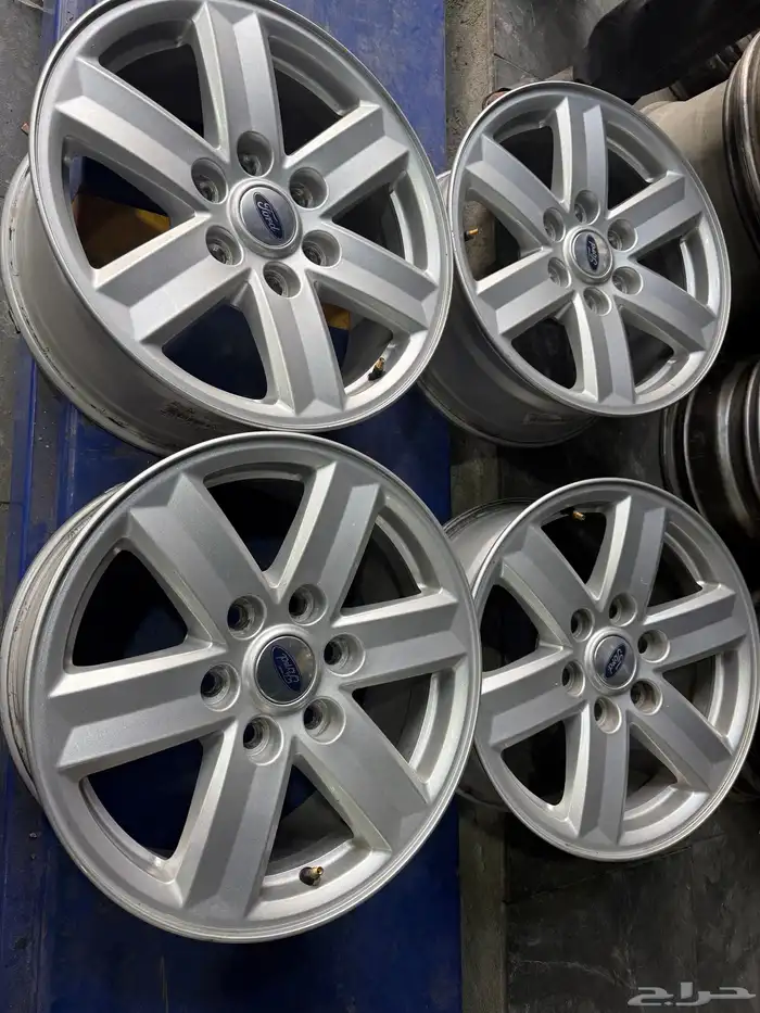 جنوط فورد F150 اصلي وكاله مقاس 17 نضيفه اخت الجدد 1