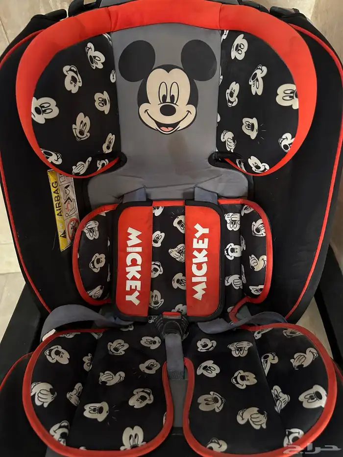 للبيع كرسي سيارة للأطفال نقشة ميكي ماوس 1