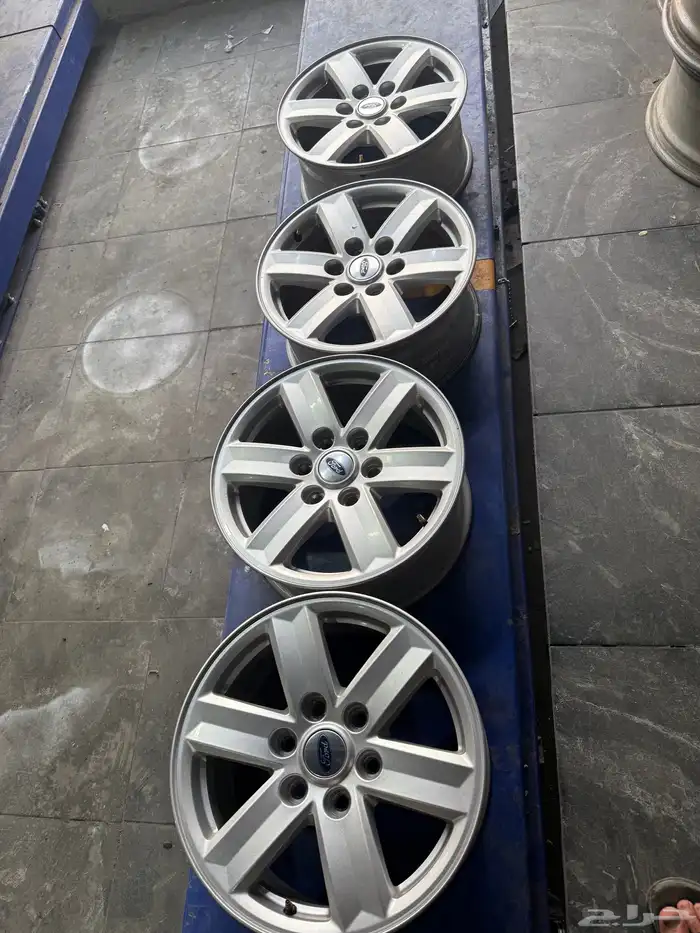 جنوط فورد F150 اصلي وكاله مقاس 17 نضيفه اخت الجدد 12