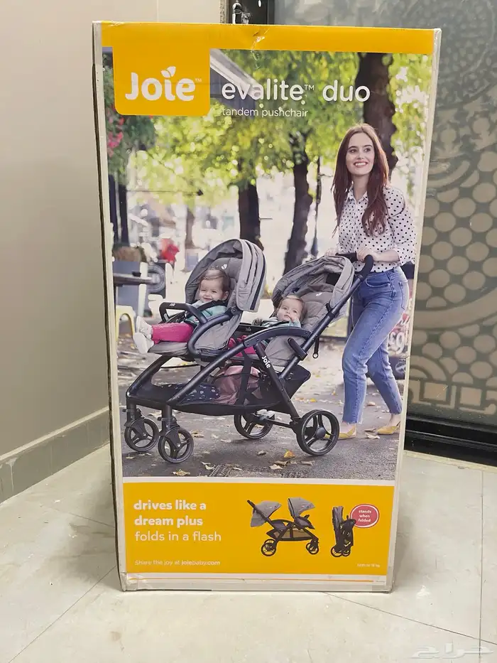 للبيع عربه اطفال كرسيين 2