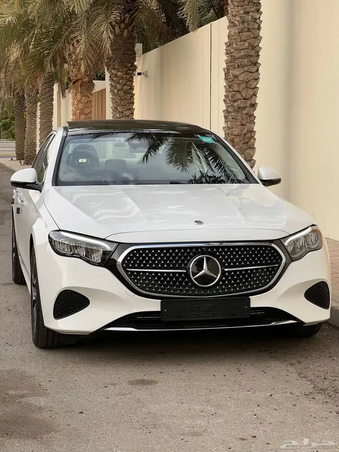 مرسيدس E200 2025 عداد 7 الاف كيلو ضمان الجفالي سنتين 12