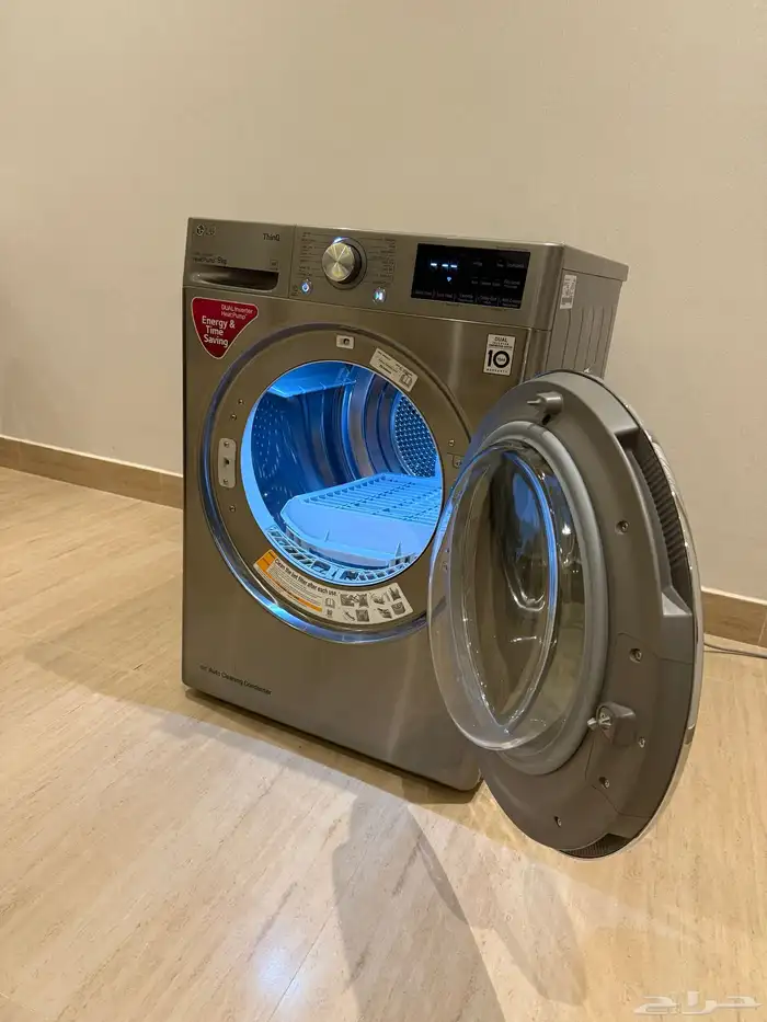نشاف مجفف ملابس ال جي 9 كيلو نظيفة جدا LG 9kg Dryer 3