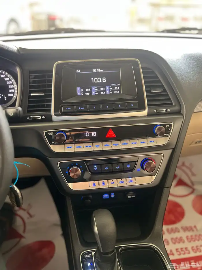 هواندي سوناتا 2018 خليجي ماشي 99 الف 9