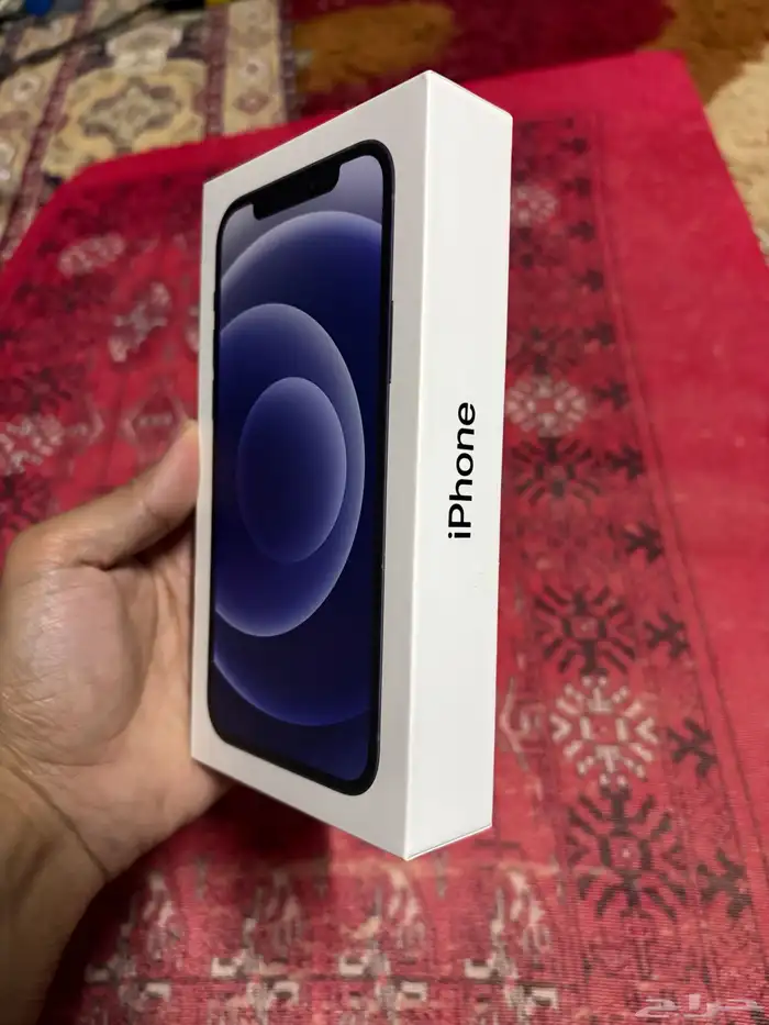 ايفون 12 اسود 128 مافك نظيف 9