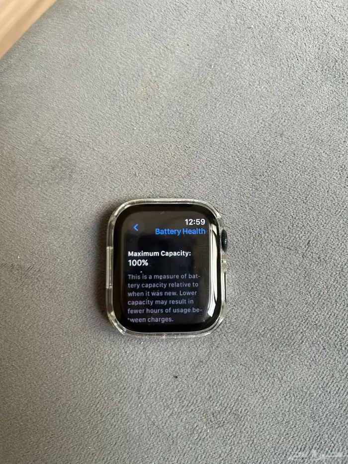 ساعة ابل سيريس 9 جديده استعمال قليل جدا 100  البطارية 2