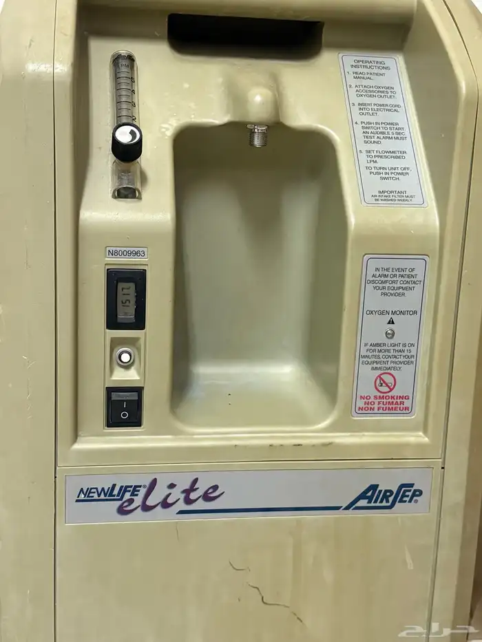 جهاز تركيز أكسجين AirSep NewLife Elite مستعمل للبيع 1
