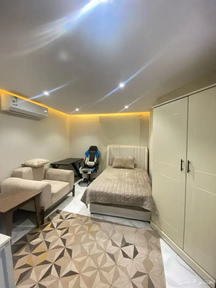 استديو مفروش للإيجار بحي الوزارات 1