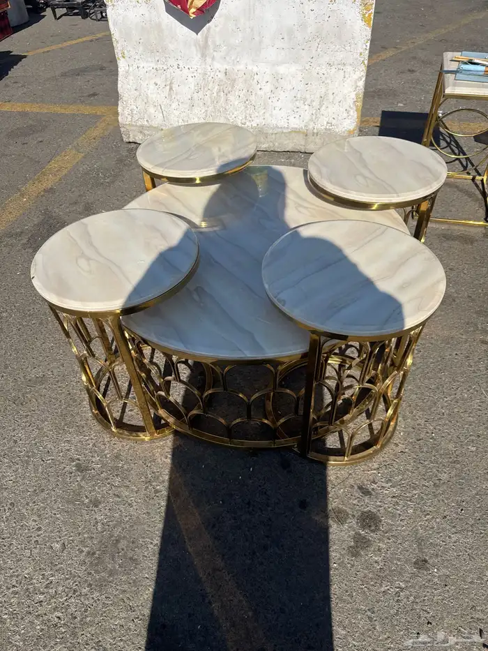 طاولات طقم خمس حبات للبيع لاعلى سوم 0