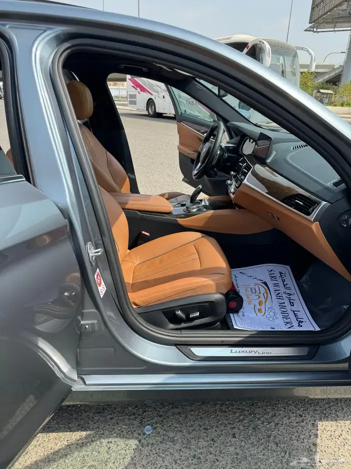 بي ام 530 فل 2017 ماشي 126 الف كيلو قمه في النظافه 57