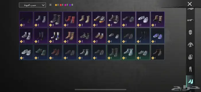 حساب ببجي من سيزن 4 مستوى89 16