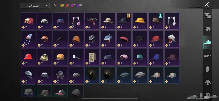 حساب ببجي من سيزن 4 مستوى89 17