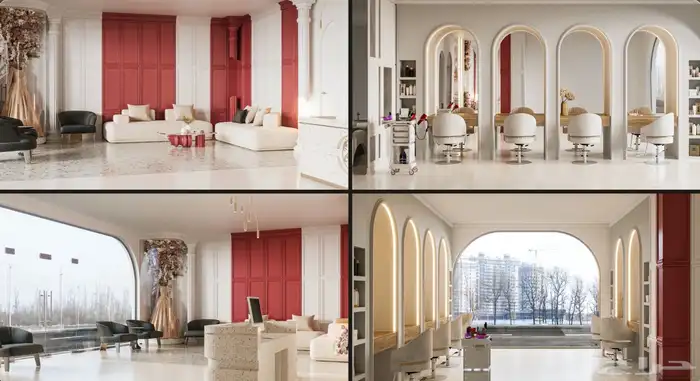 تصميم داخلي   تشيطب ديكورات كاملة فلل   محلات تجارية 23